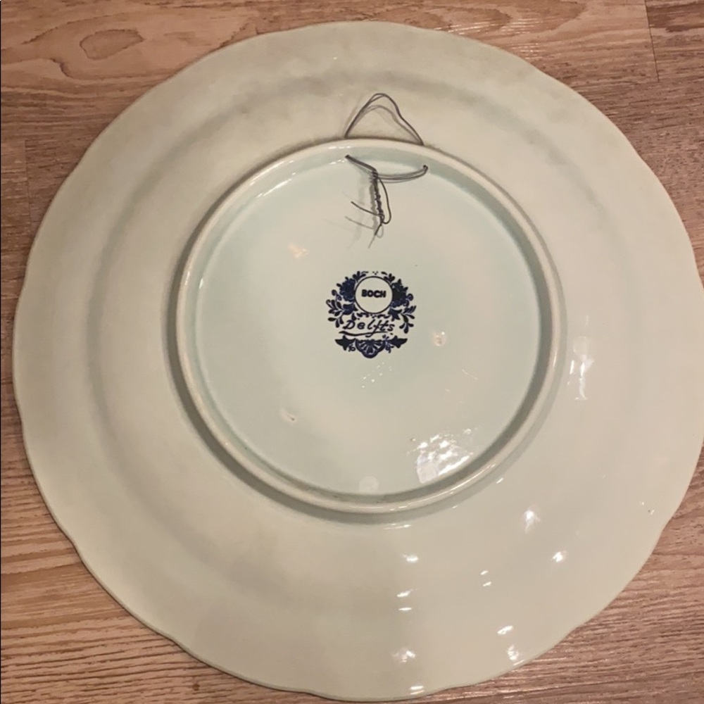 Authentic Antique Blue Delft Plate - Picture 2 of 4